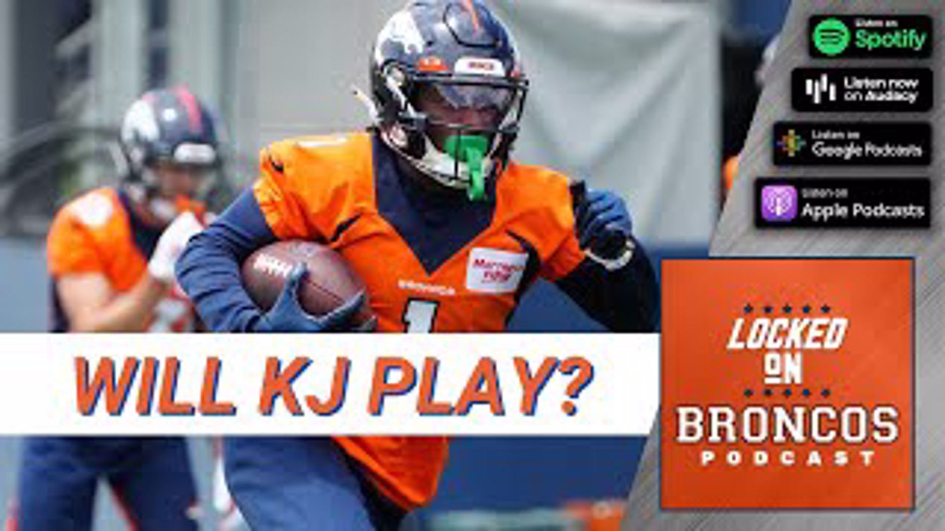Denver Broncos WR KJ Hamler could play against the Minnesota Vikings, Locked on Broncos Podcast