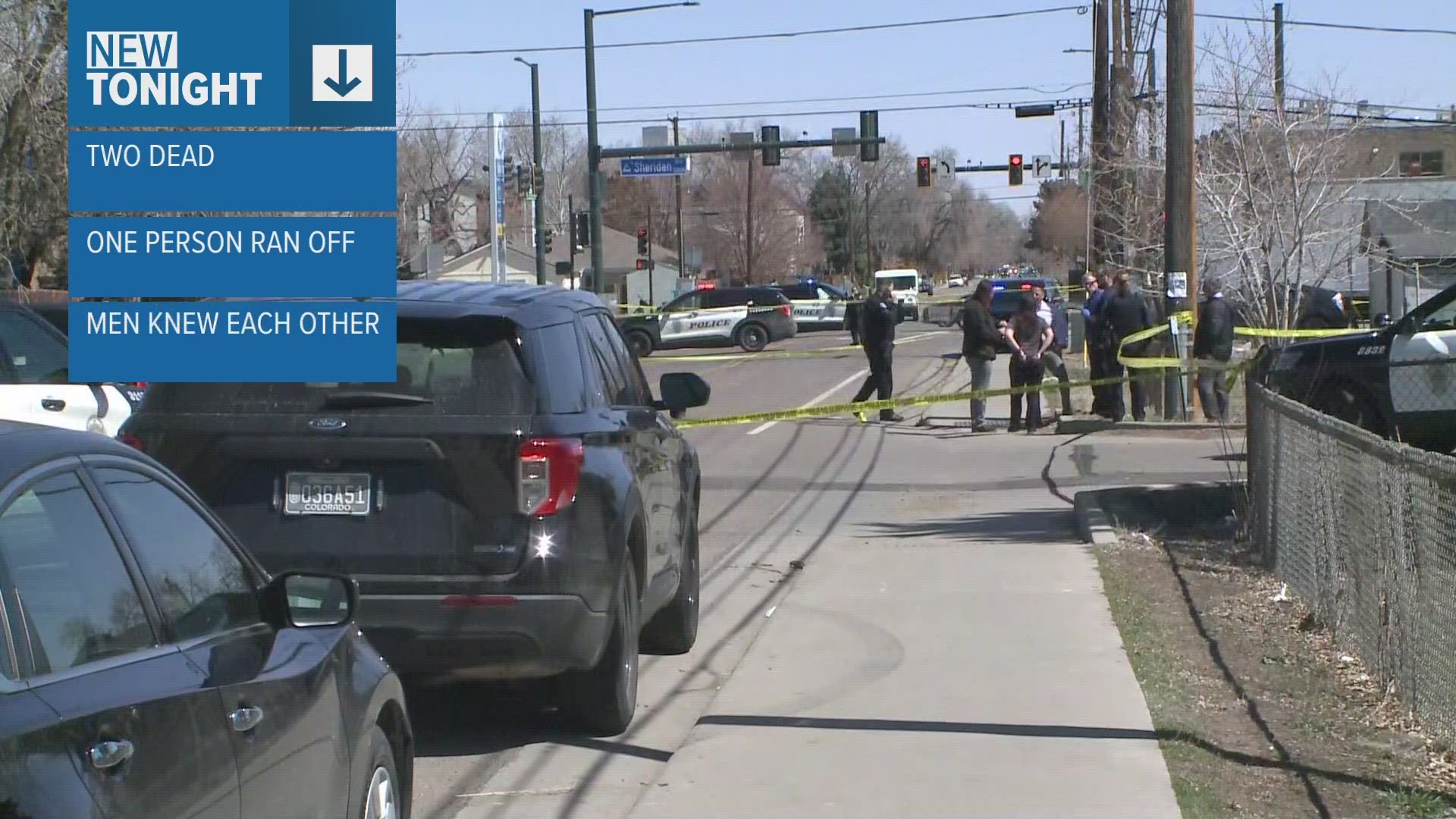 The shooting happened just before noon in the 5200 block of West 14th Avenue, which is near Sheridan Boulevard.
