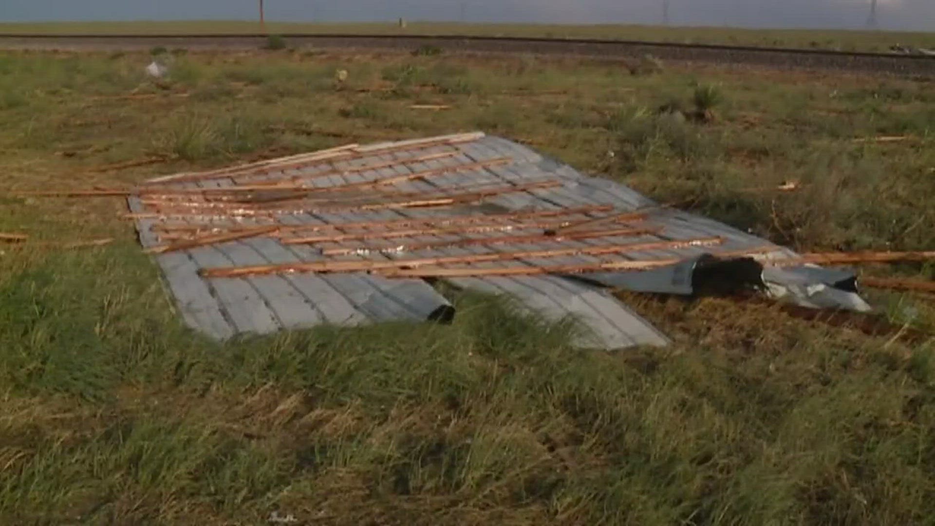 Residents believe a tornado touched down in Brush causing a lot of damage but no injuries.