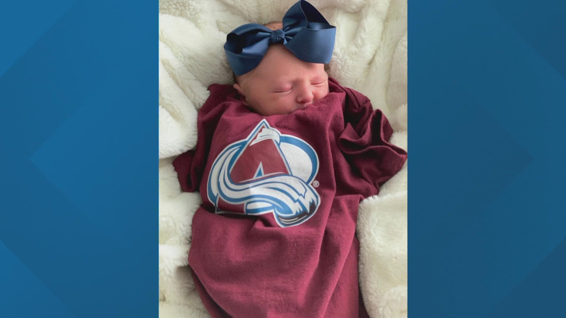 The Avs got an extra cheerleader for game 2 and the rest of the Stanley Cup Final.