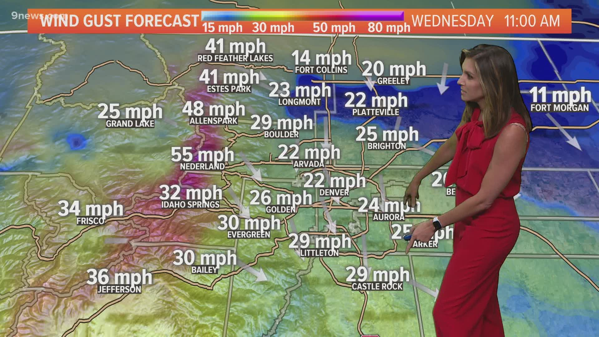 Hot and mainly dry for the Denver metro area Wednesday | 9news.com