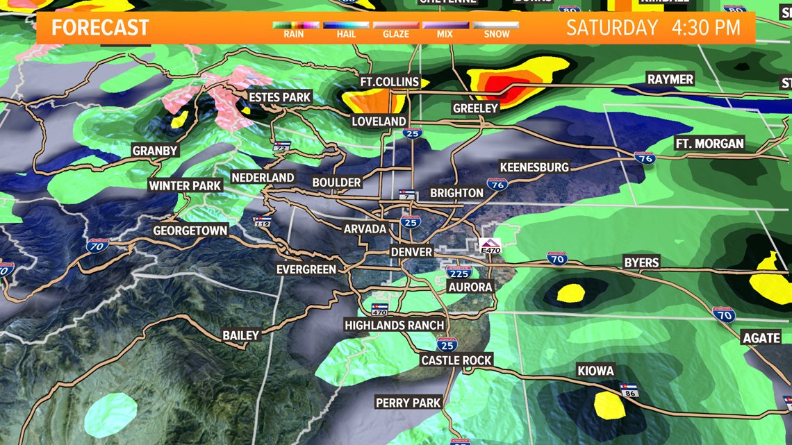 Denver, Colorado, Front Range weather forecast