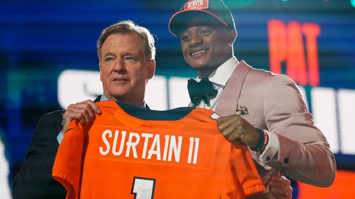 GM George Paton, Broncos draft 'one hell of a player' in cornerback Patrick  Surtain II