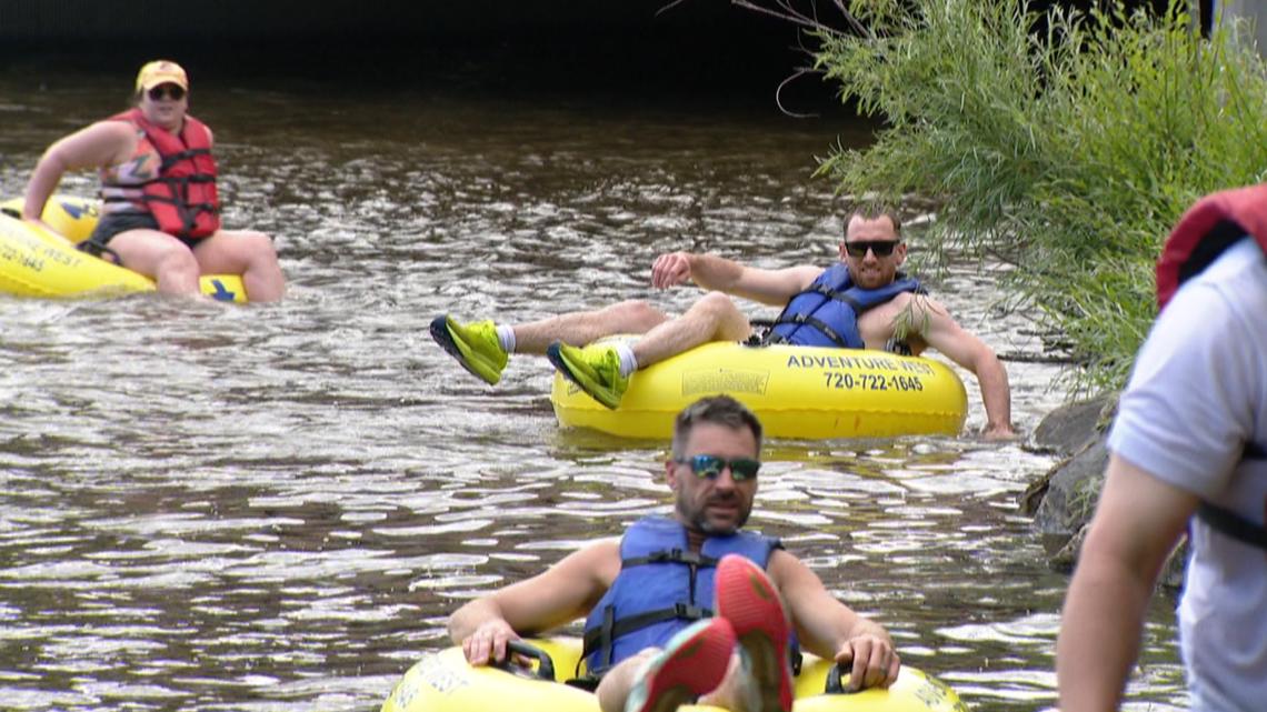 Golden tubing season starts weeks early after dry winter