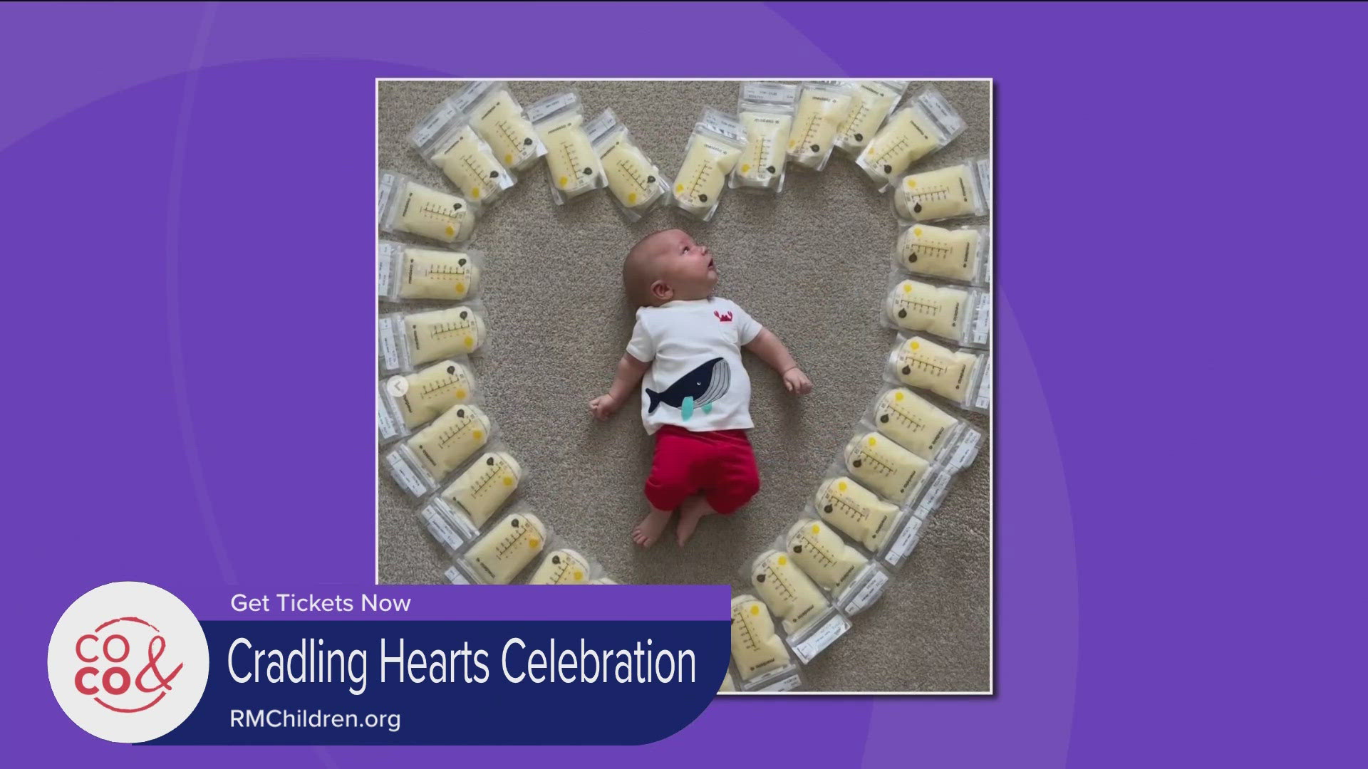 The 2nd Annual Cradling Hearts Celebration is at the Denver Botanic Gardens on September 5th. Learn more and get tix at RMChildrens.org/CradlingHearts.