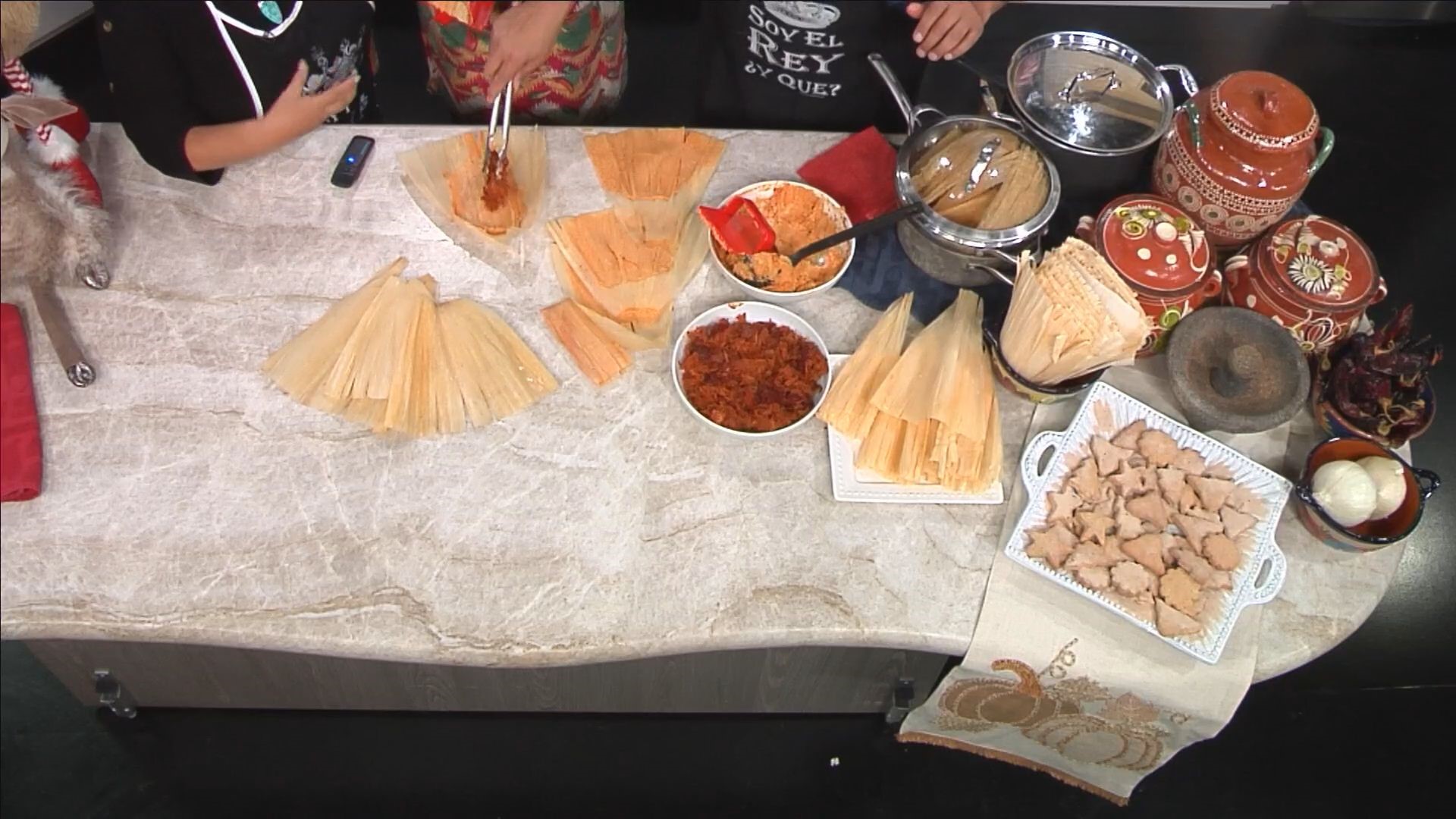 Community leader and actress Yolanda Ortega shares how tamales became a Christmas tradition within the Hispanic community, and shows us how they are made.