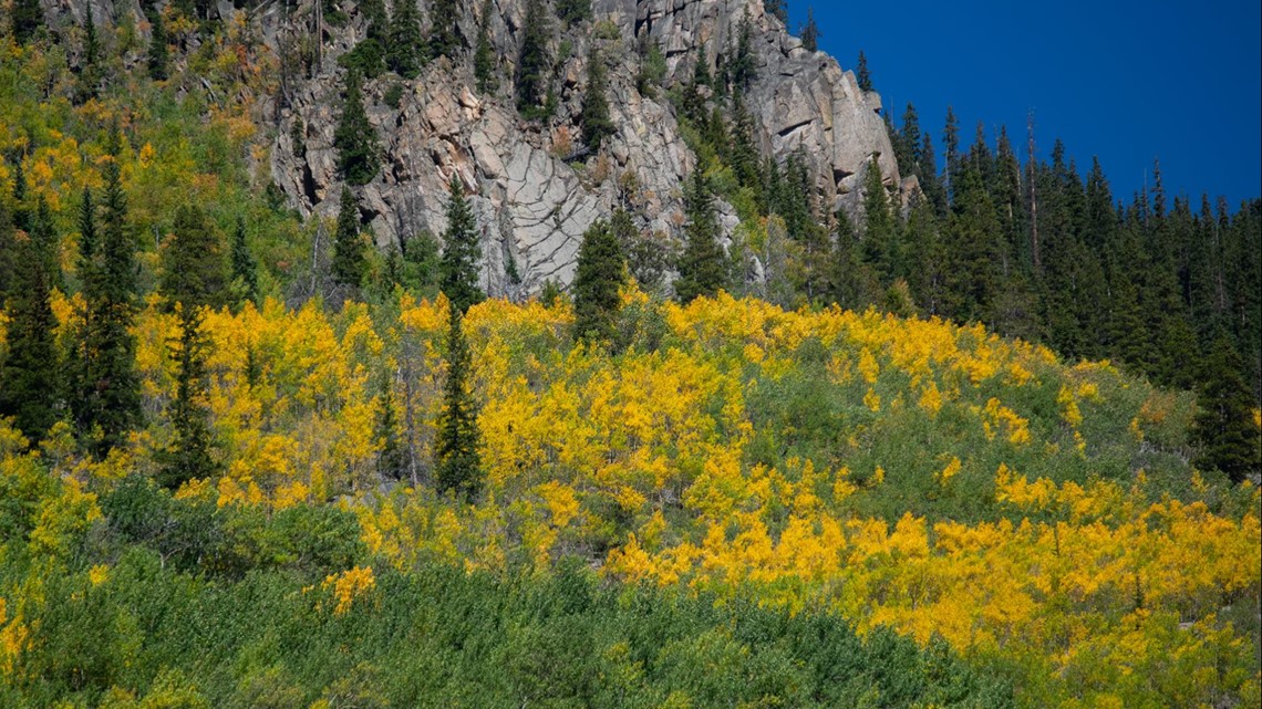 Peak fall colors may be nearly a week away