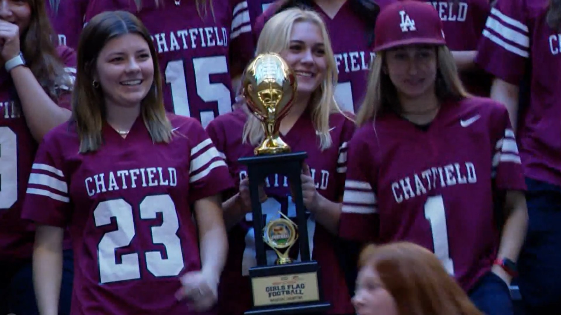 Pioneer High School flag football team wins inaugural Golden