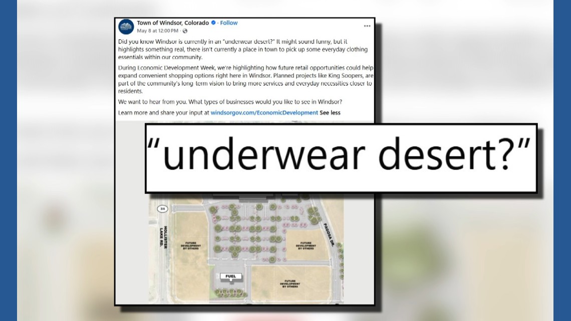 Why does a Colorado town calls itself an ‘underwear desert?'