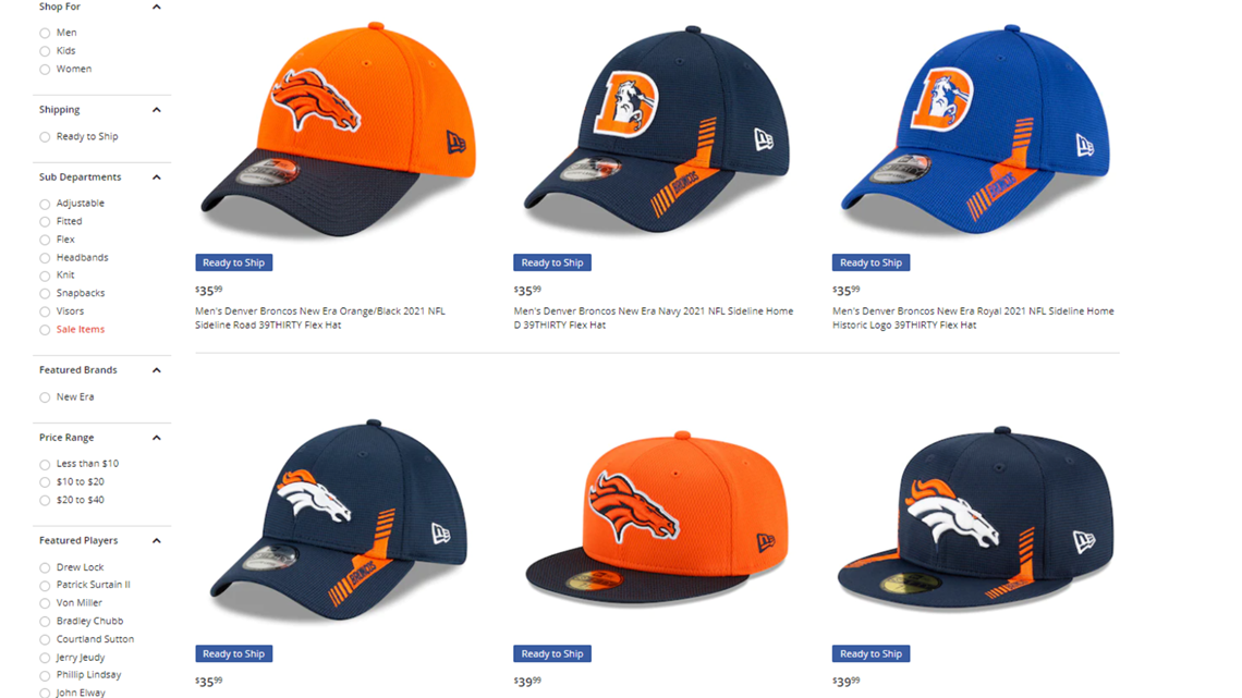 nfl multicolor hats meaning