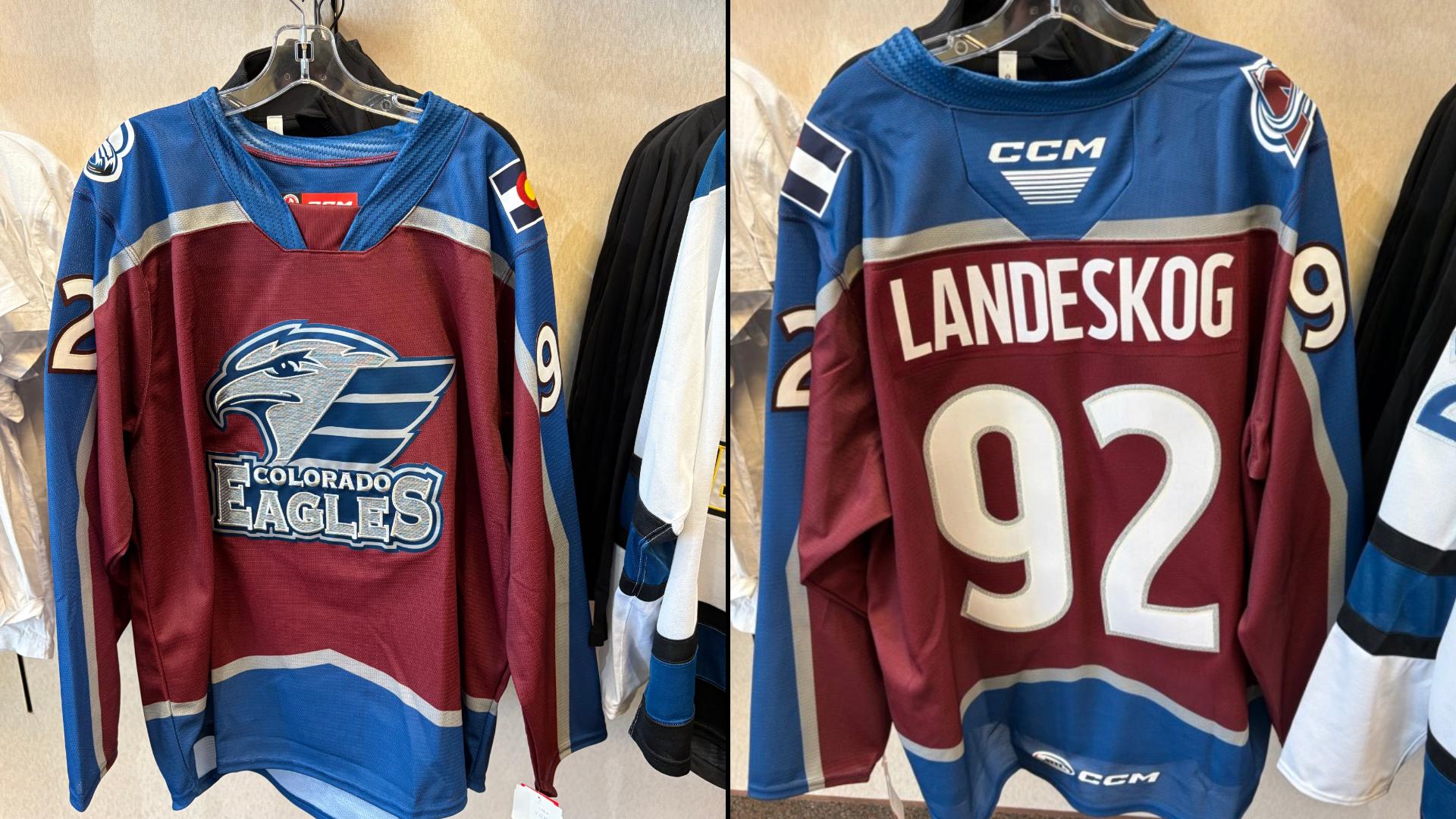 Colorado Eagles selling Landeskog jerseys