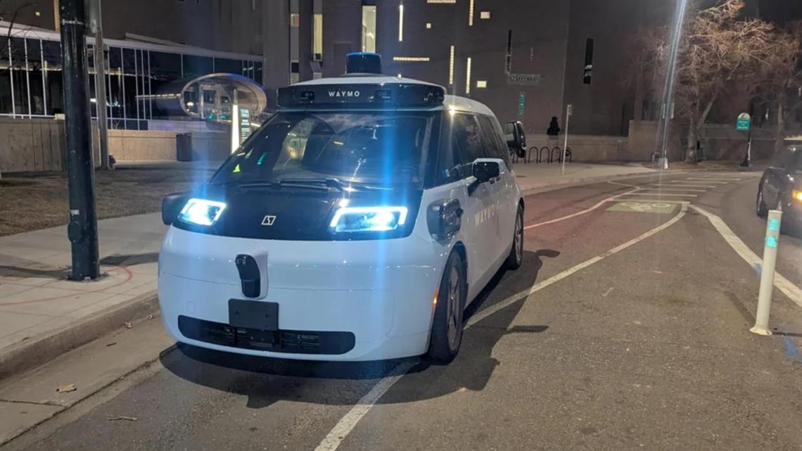 Waymo vehicle parked in Denver bike lane during training; company says human driver to blame