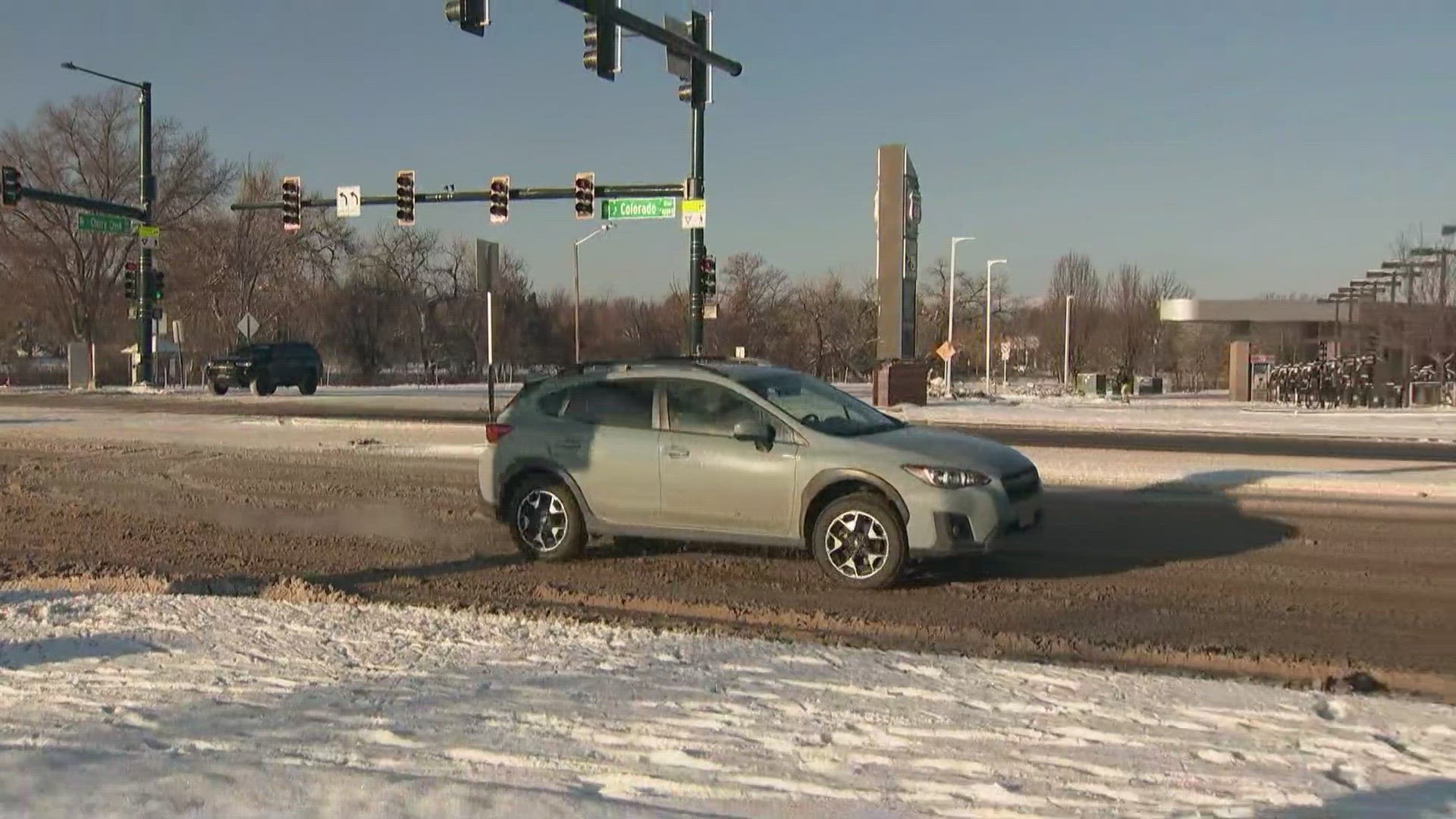 Drivers should be careful after a fresh round of snow and ice came Friday into Saturday.