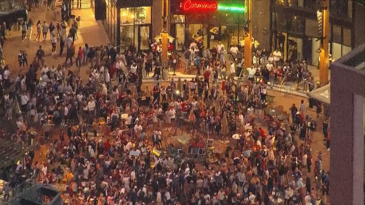 Avalanche fans pack downtown Denver to celebrate Stanley Cup victory