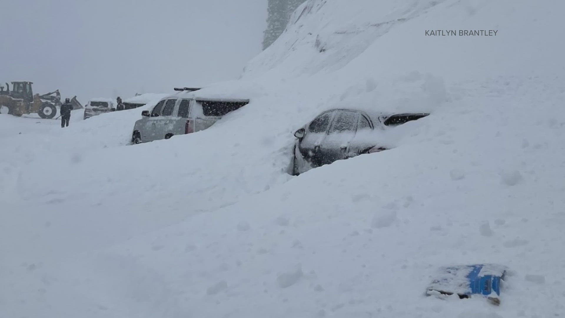 Ten cars were caught in the avalanche Sunday morning on Berthoud Pass, CDOT said. No injuries were reported.