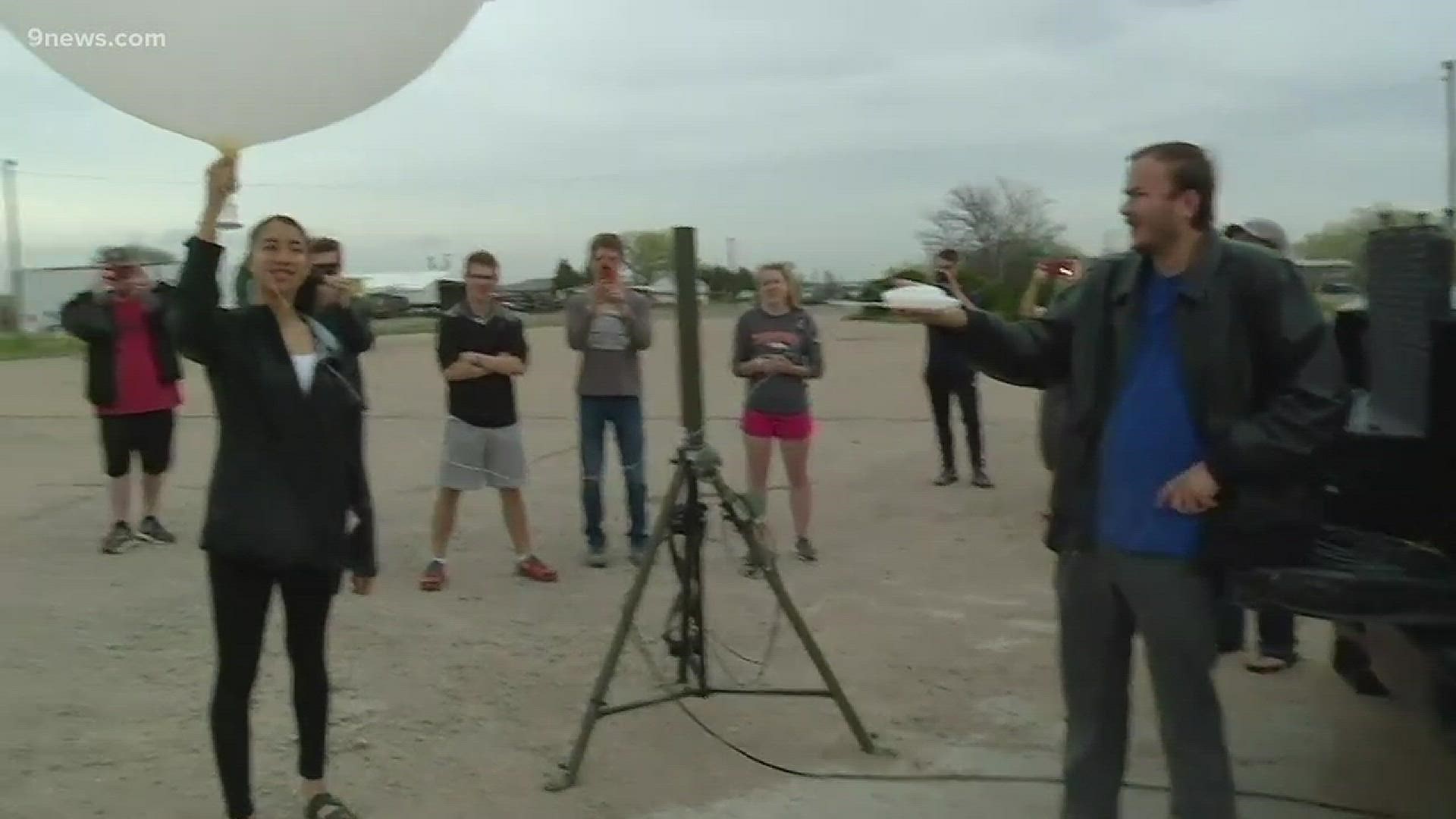 A group of students from UNC Greeley are using Colorado's storms as a classroom.