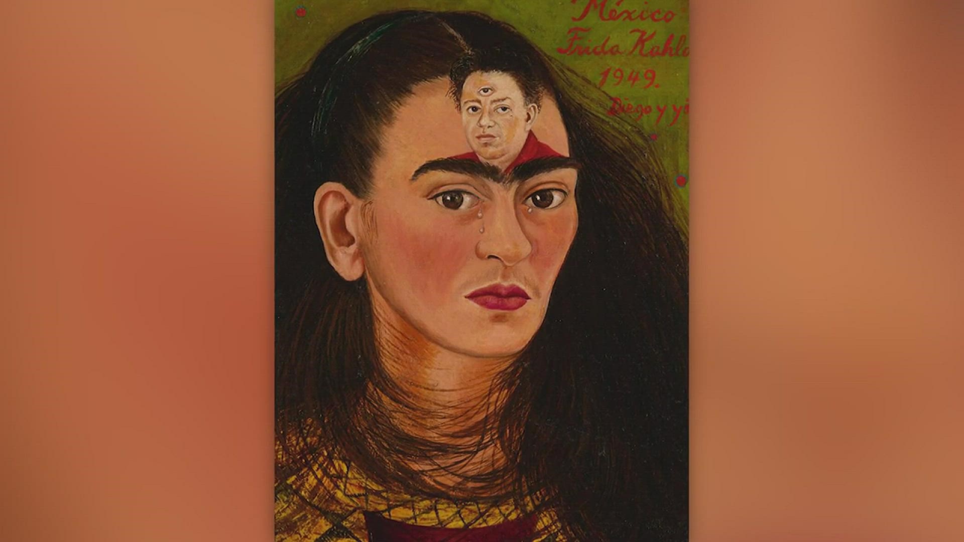 Frida Kahlo's self-portrait set a record for the highest price paid for a painting by a Latin American artist. The painting was sold at an auction on Tuesday night.