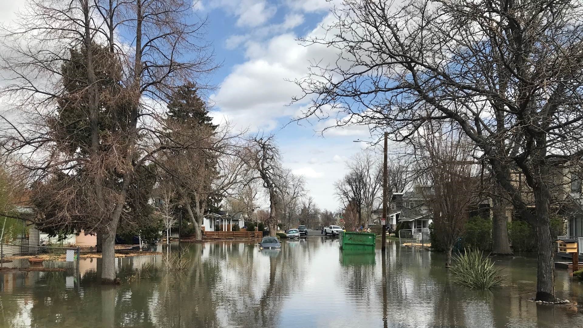 Cleanup begins after water main break floods Denver neighborhood ...
