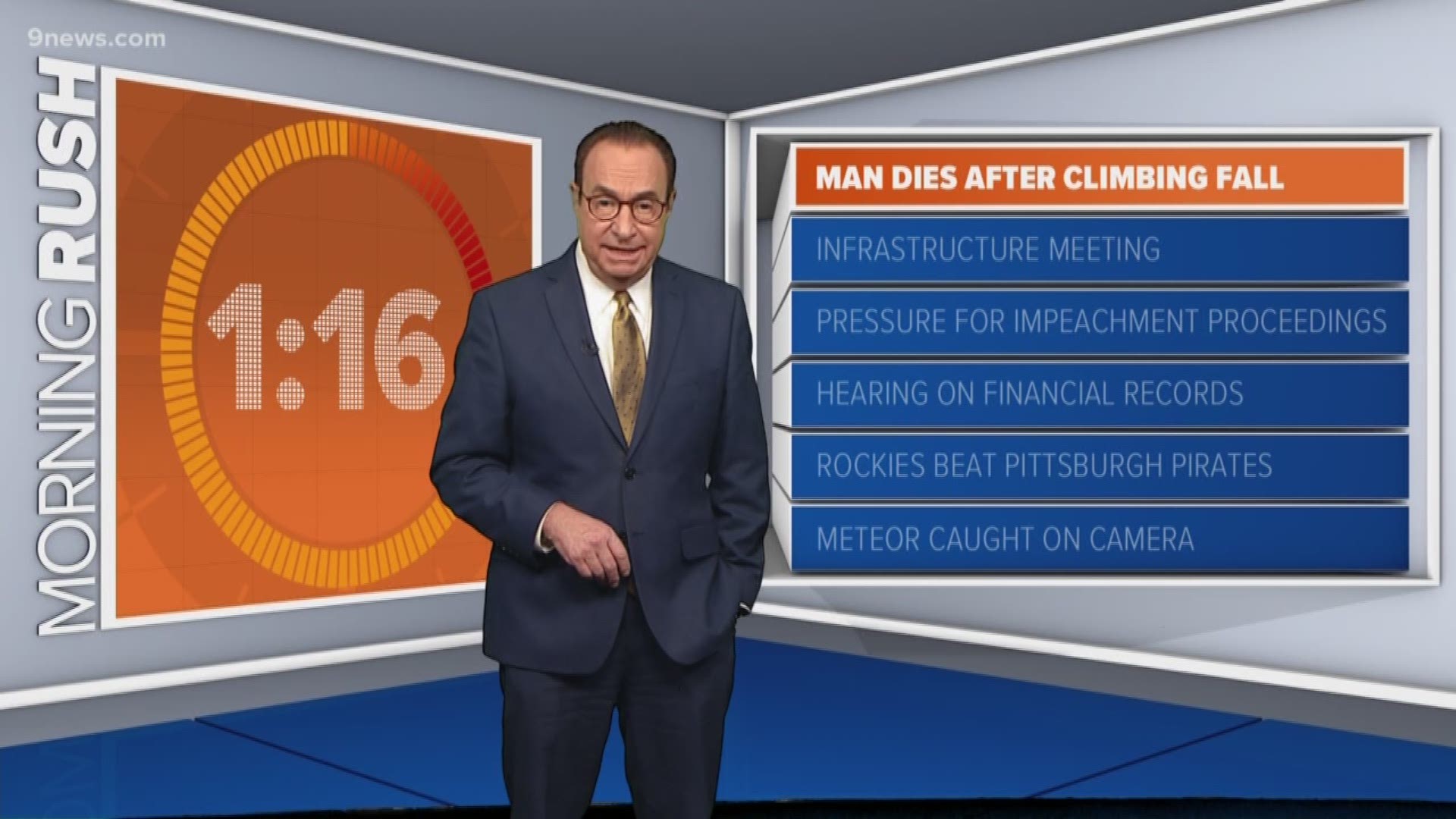 The top morning headlines and weather for Wednesday morning May 22, 2019.