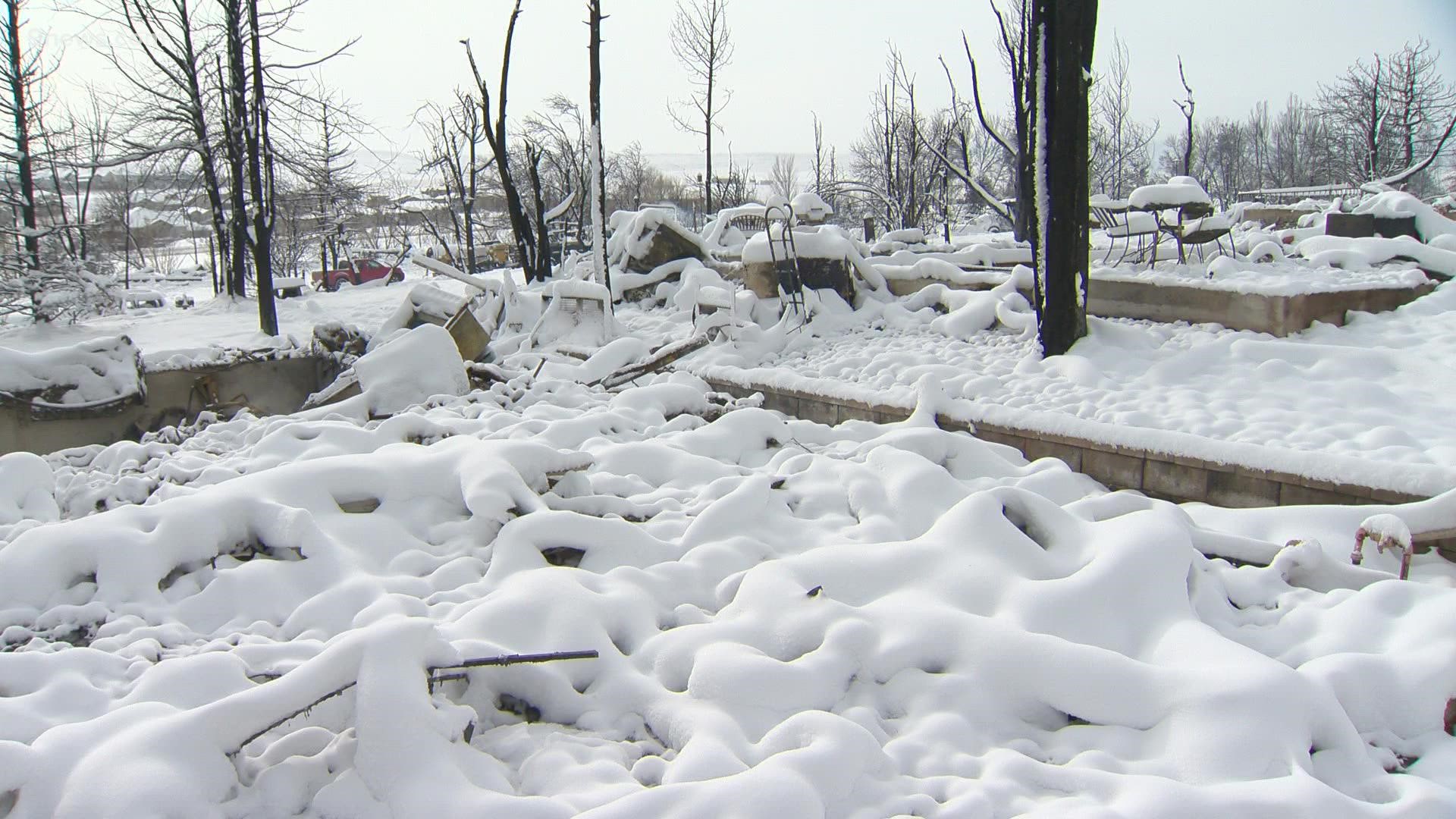 Rock Creek residents returned home to see the debris for themselves and try to spot any valuables.