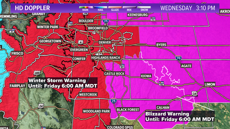 Denver, Colorado, Front Range weather forecast | 9news.com