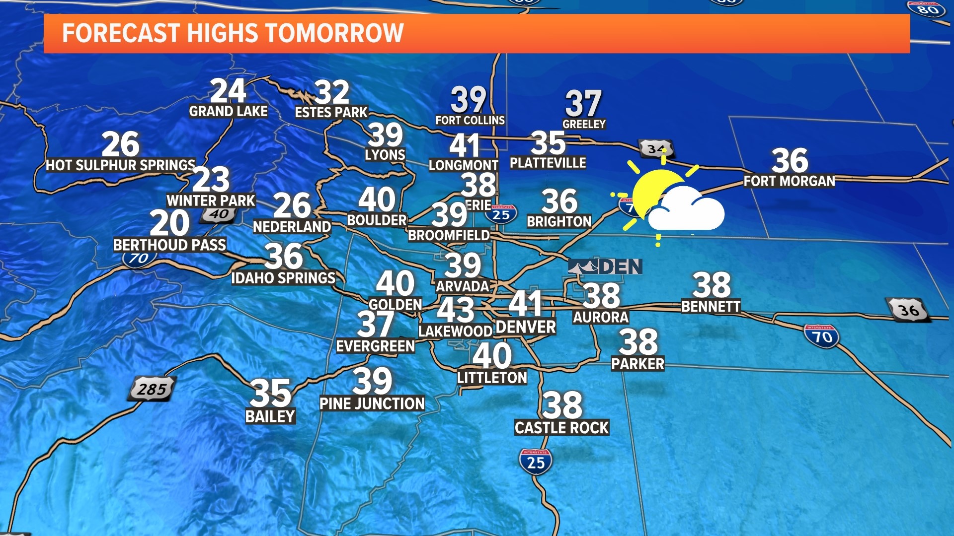 Snow moves out but another round is headed our way | 9news.com
