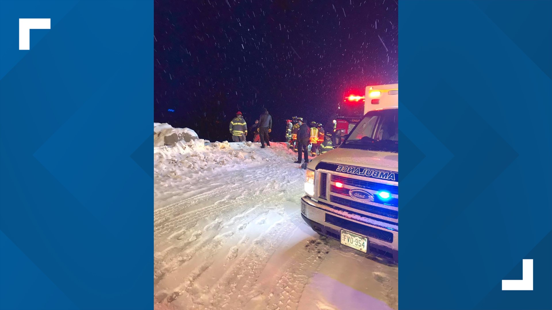 Jeep goes off road, 225 feet down embankment in Eagle County | 9news.com