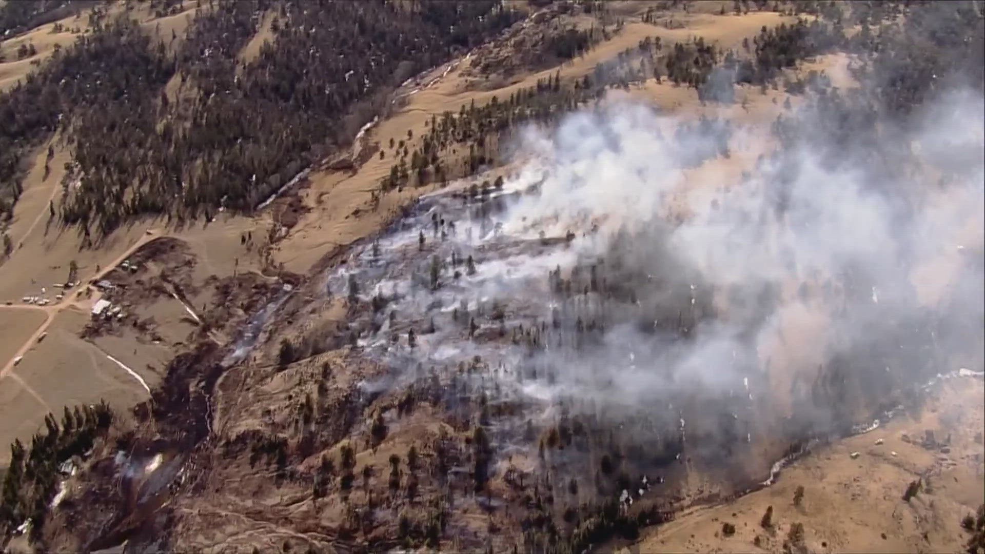 The Badger Creek Fire is about 41 acres in size, with 0% containment.