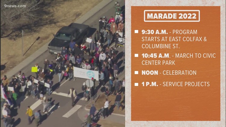 MLK Marade returns to Denver on Monday
