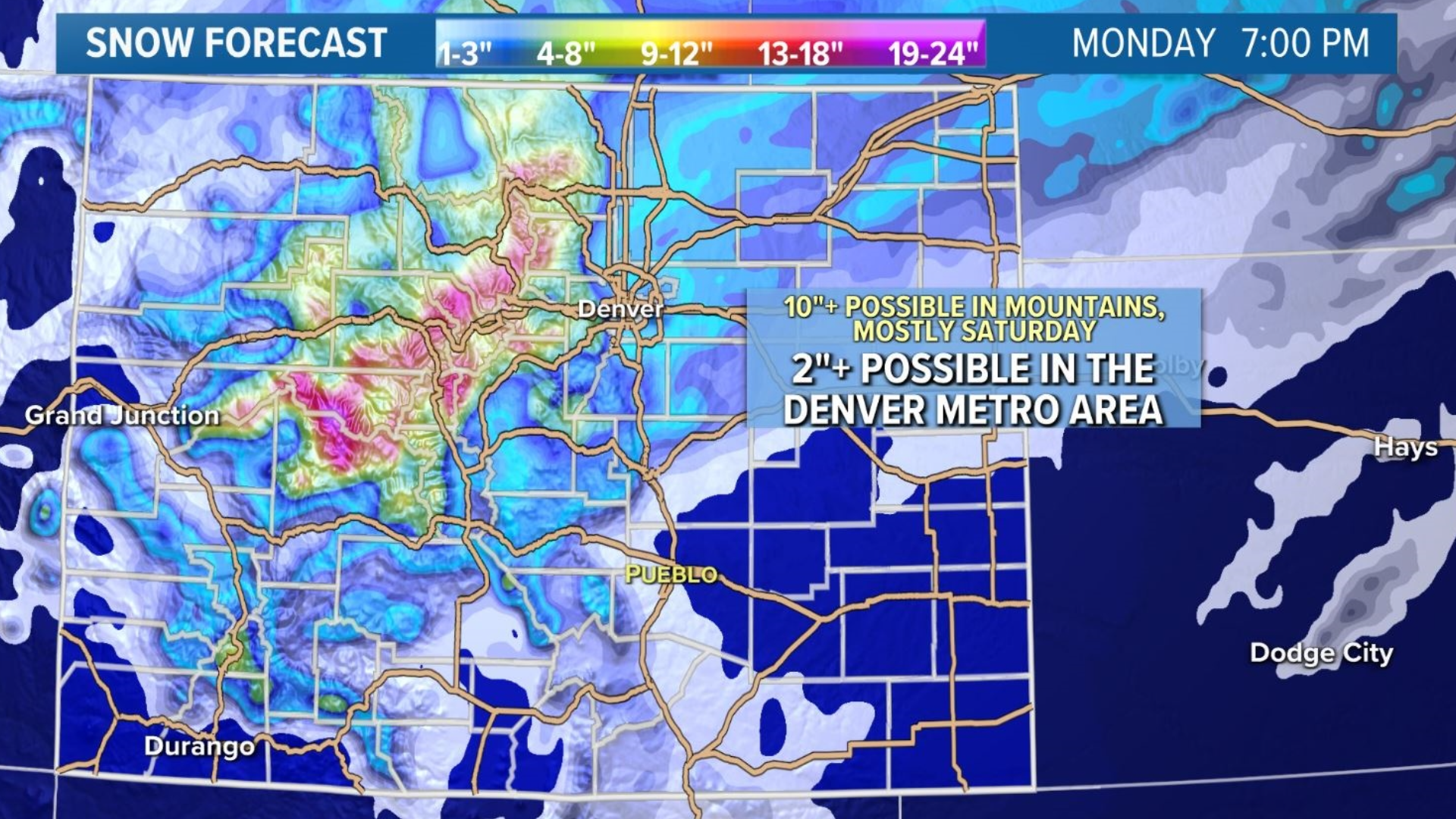 Cold front bringing snow, frigid temps to Denver before Halloween ...