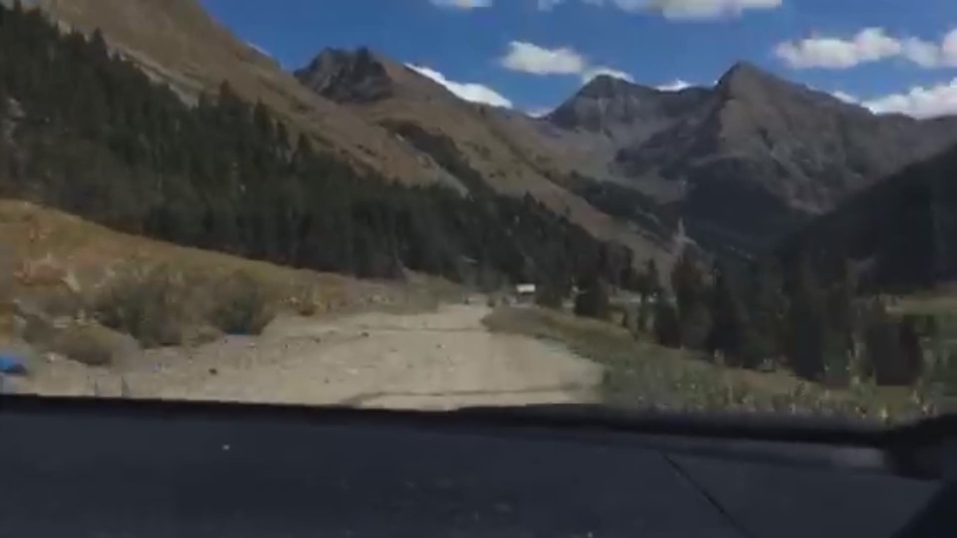 A hyperlapse video showing the drive up to Animas Forks from Ouray via US-550 and County Road 2.