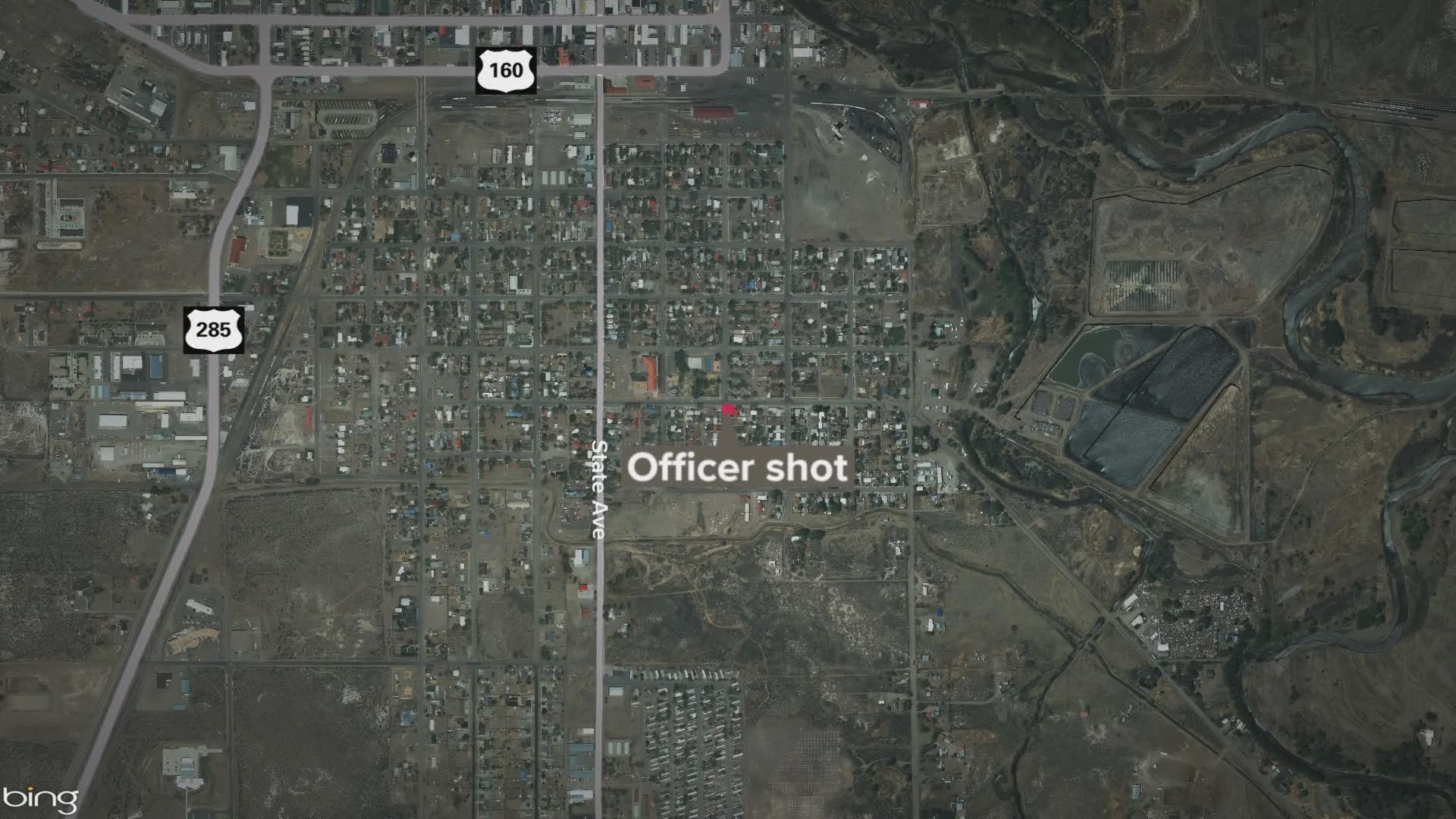 A juvenile suspect is in custody after the officer and one other victim were shot Thursday.