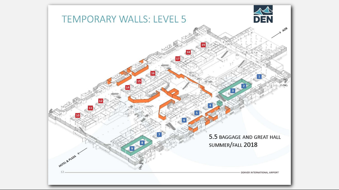 Dia Map Terminal A Dia Concession Closures Begin As Great Hall Project Ramps Up | 9News.com