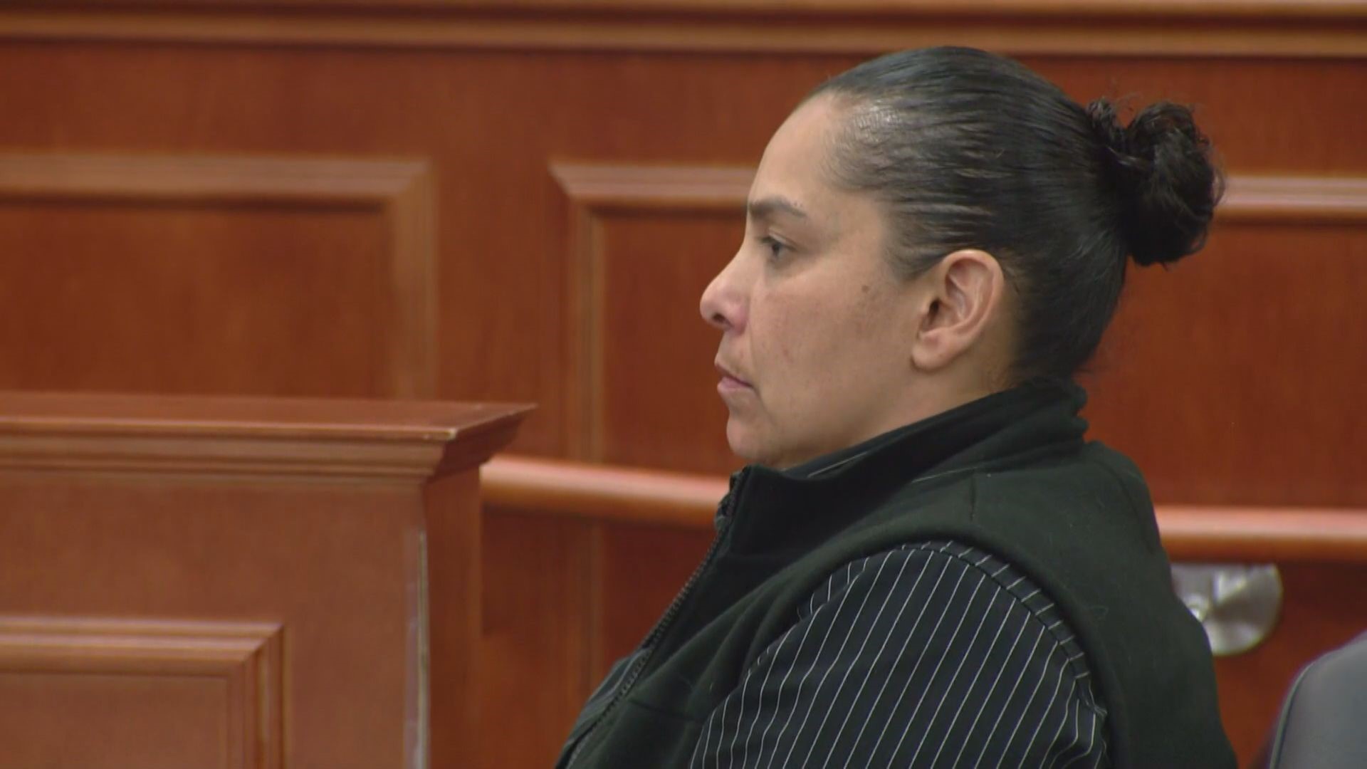 Francine Martinez is accused of failing to intervene in a violent attack by another now-former Aurora Police officer.