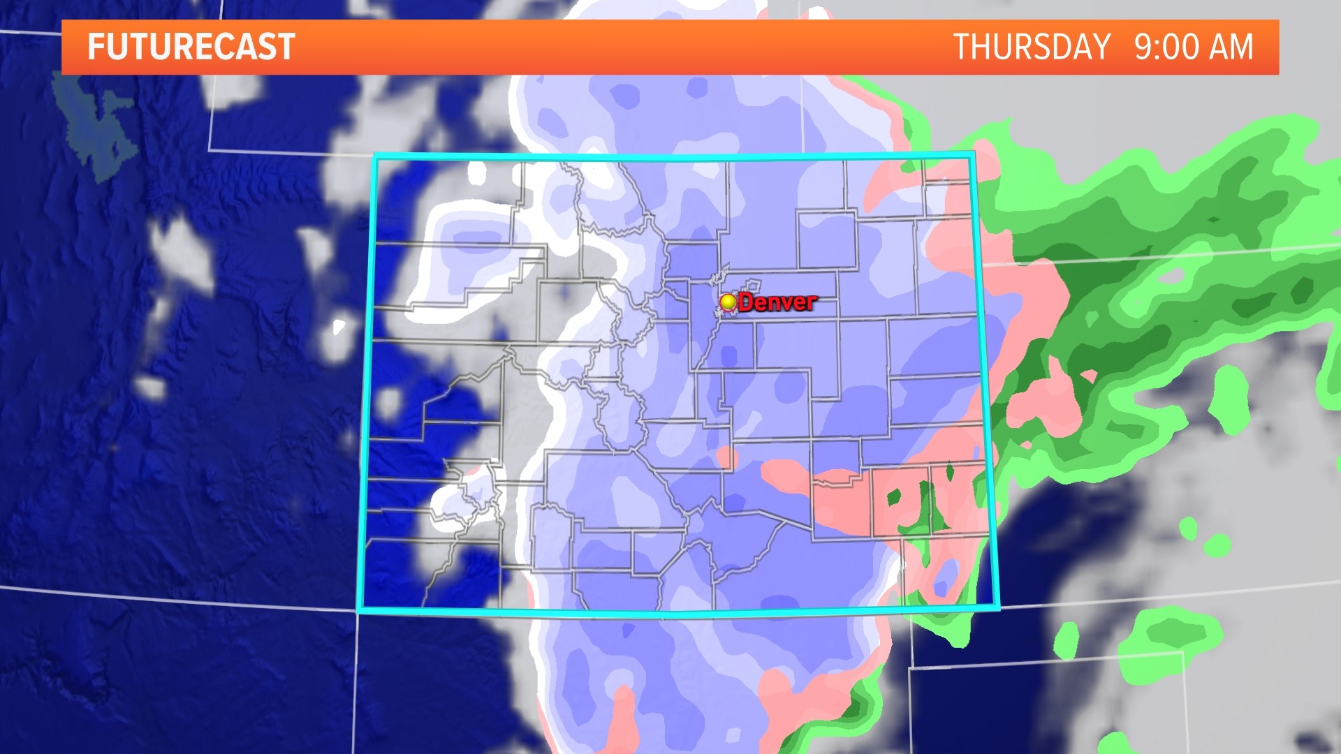 Winter Storm, snow on its way to Denver, Colorado for Wednesday | 9news.com