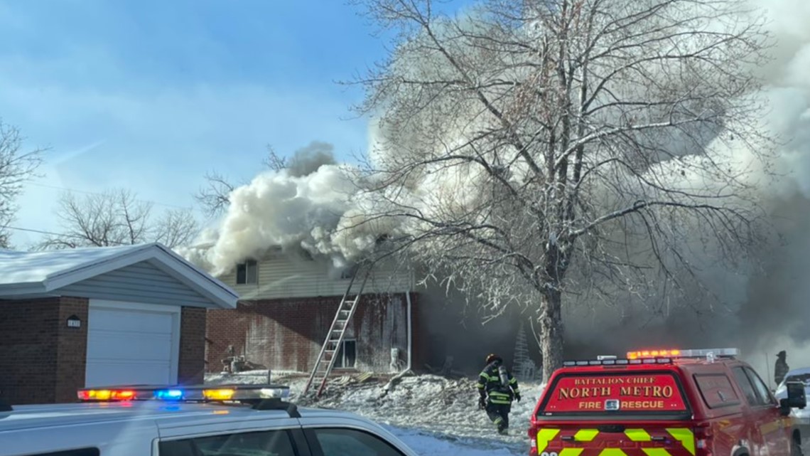 Northglenn fire destroys house, displaces family