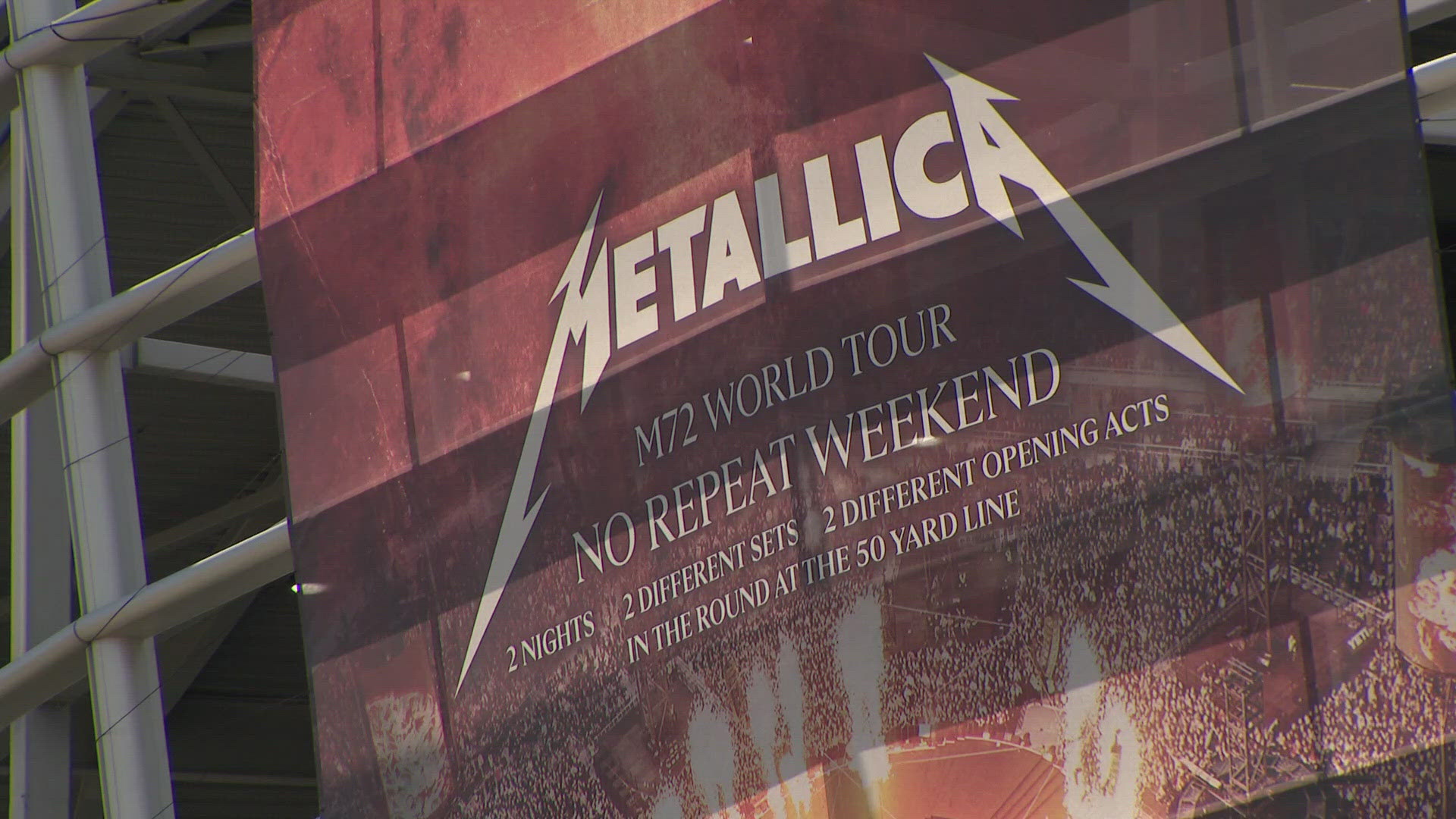Fans lined up to meet Zakk Wylde of Pantera, which is opening for Metallica at Empower Field at Mile High.