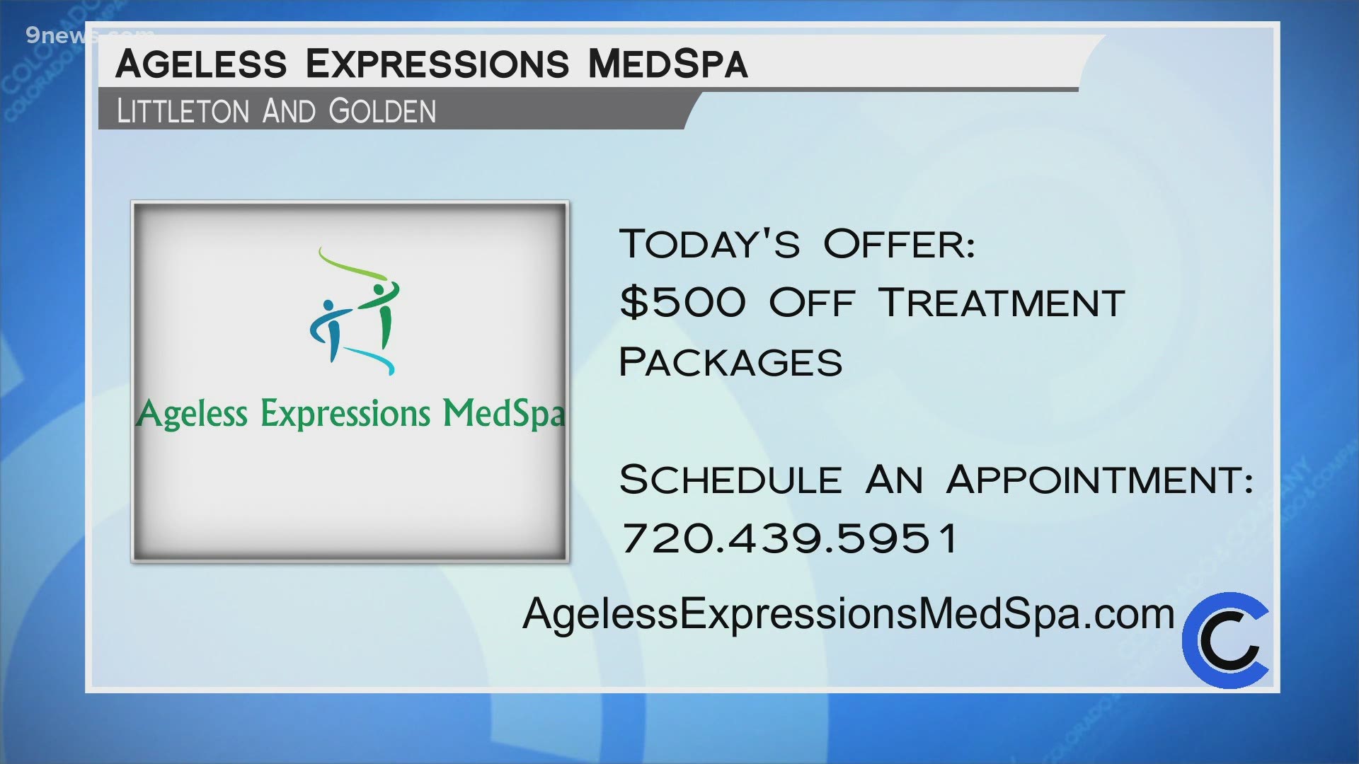 Learn more about the treatments that can help you get your life back at AgelessExpressionsMedspa.com. You can also call 720.439.5951.