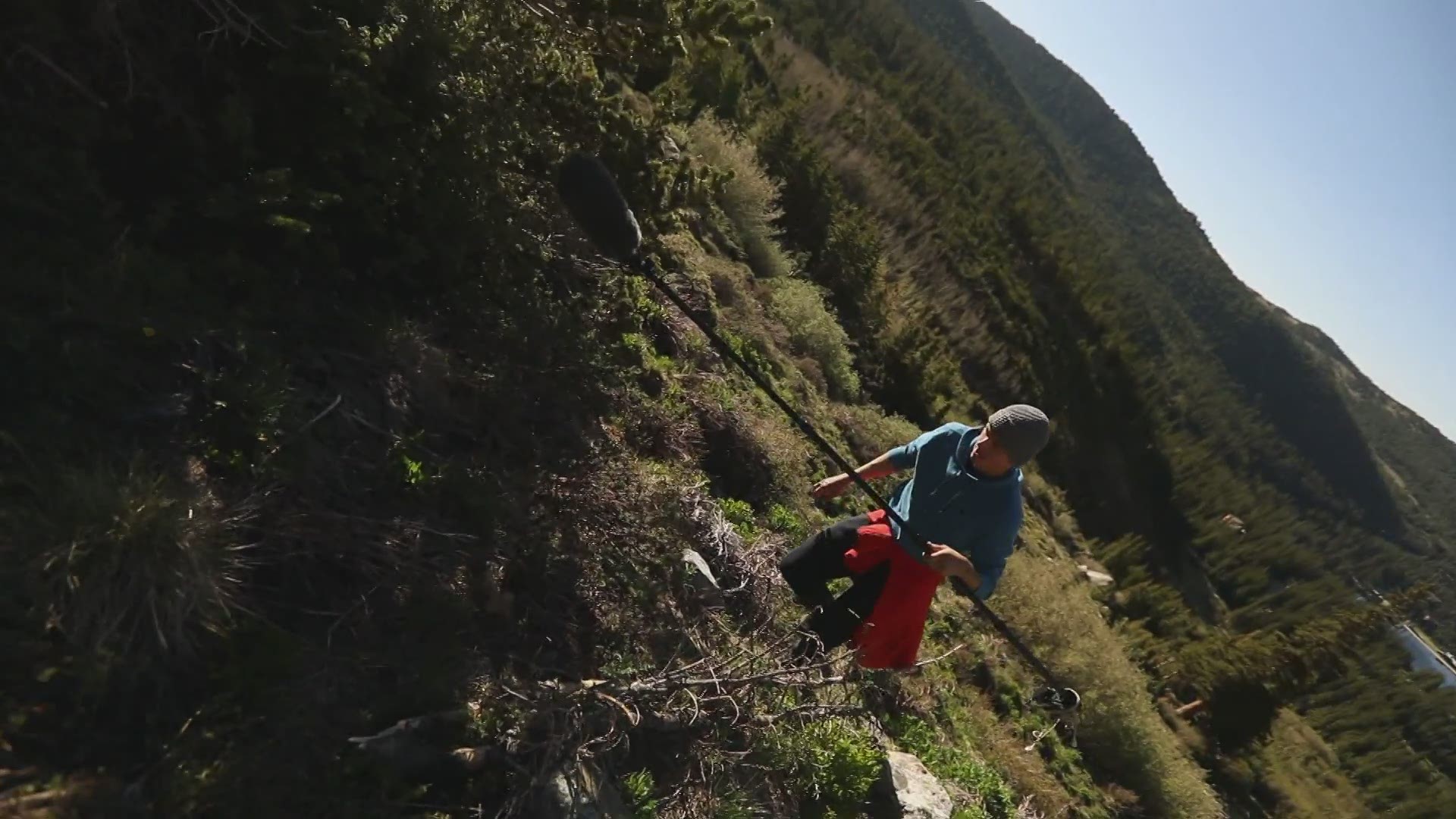 For the last 12 months, Mike Grady and  Noel Brennan have been following Brian Wiens. And the process has involved a lot of hiking, bad weather and a little blood.