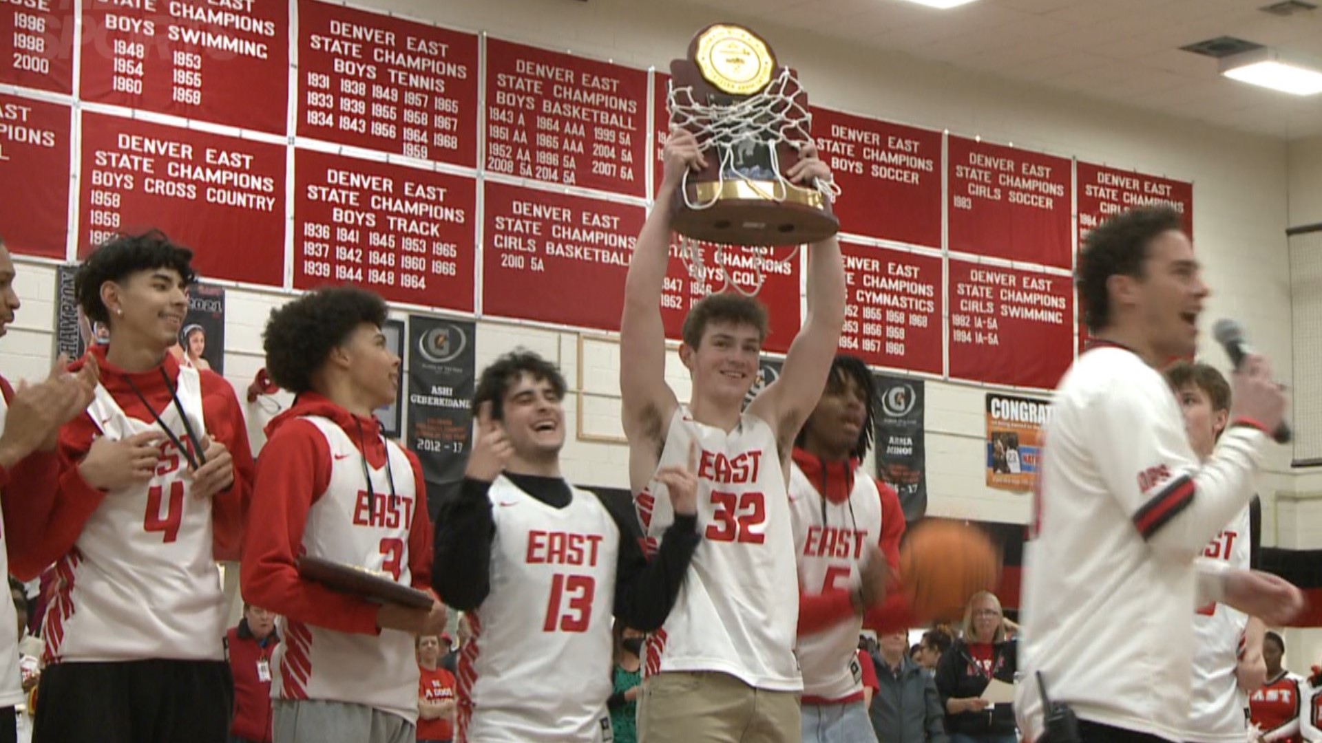 The Angels had a pep rally Monday to recognize the Class 6A boys basketball state championship