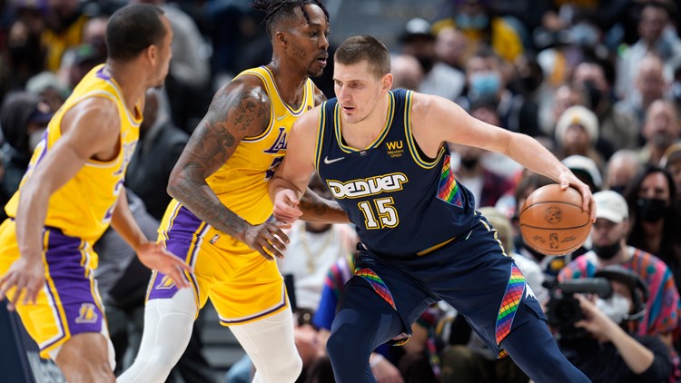 Jokic has 8th triple-double, Nuggets rout Lakers, 133-96