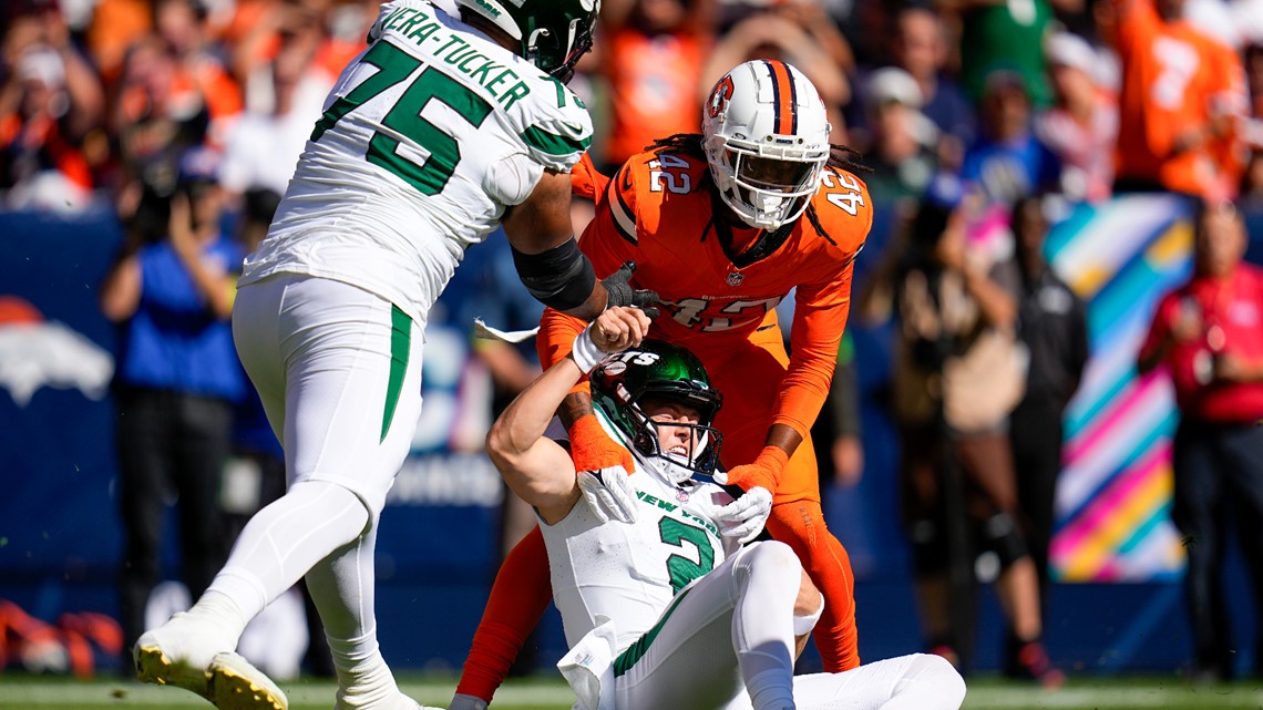 All The Credit In The World Goes To Denver Broncos' Big Man Garett Bolles  For *Almost* Making A Tackle On This Fumble Recovery