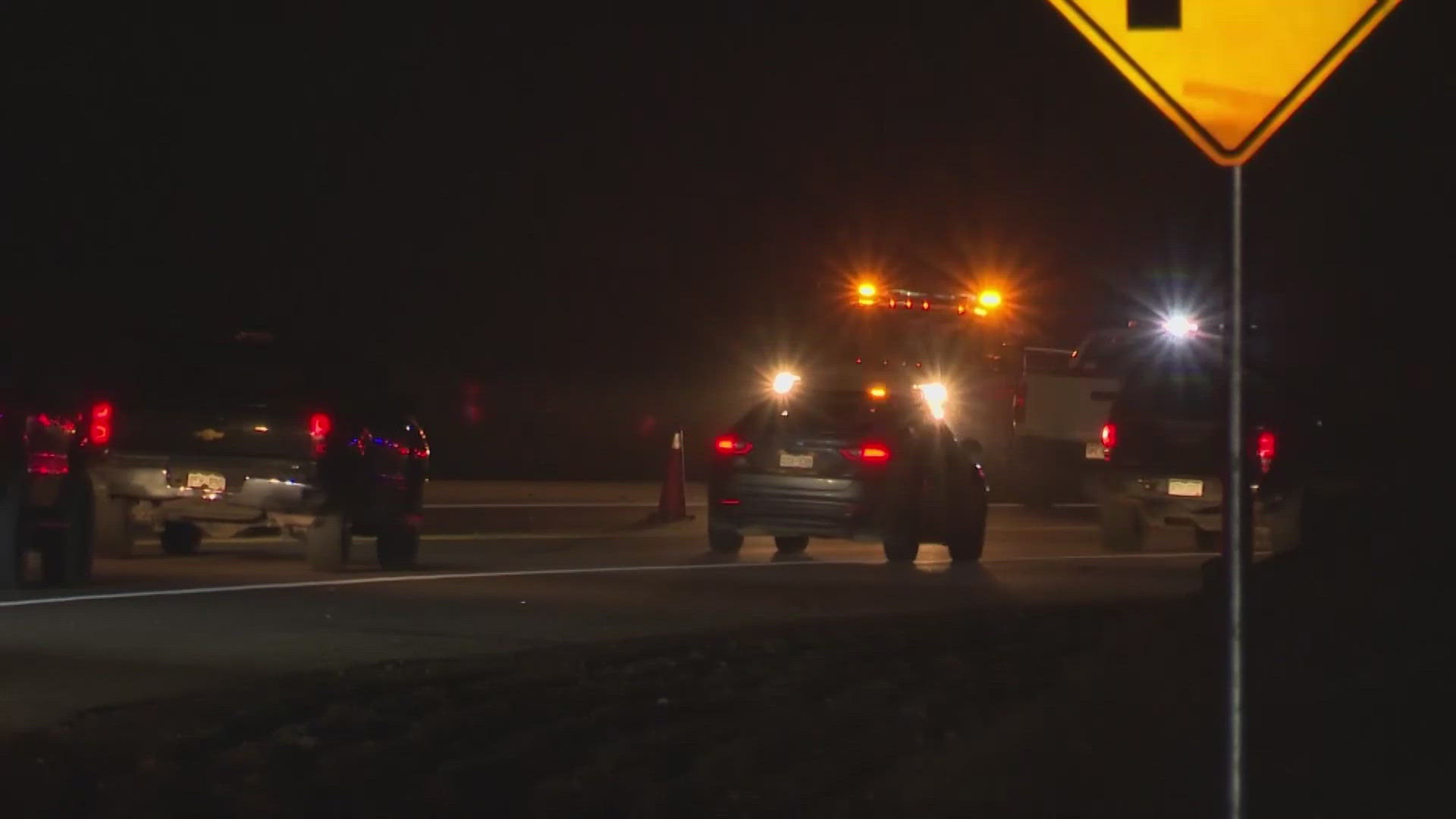 Trooper Tyler Atkins was inside his patrol car on Highway 115 investigating a crash when a suspected drunk driver hit the rear of the car and injured the trooper.