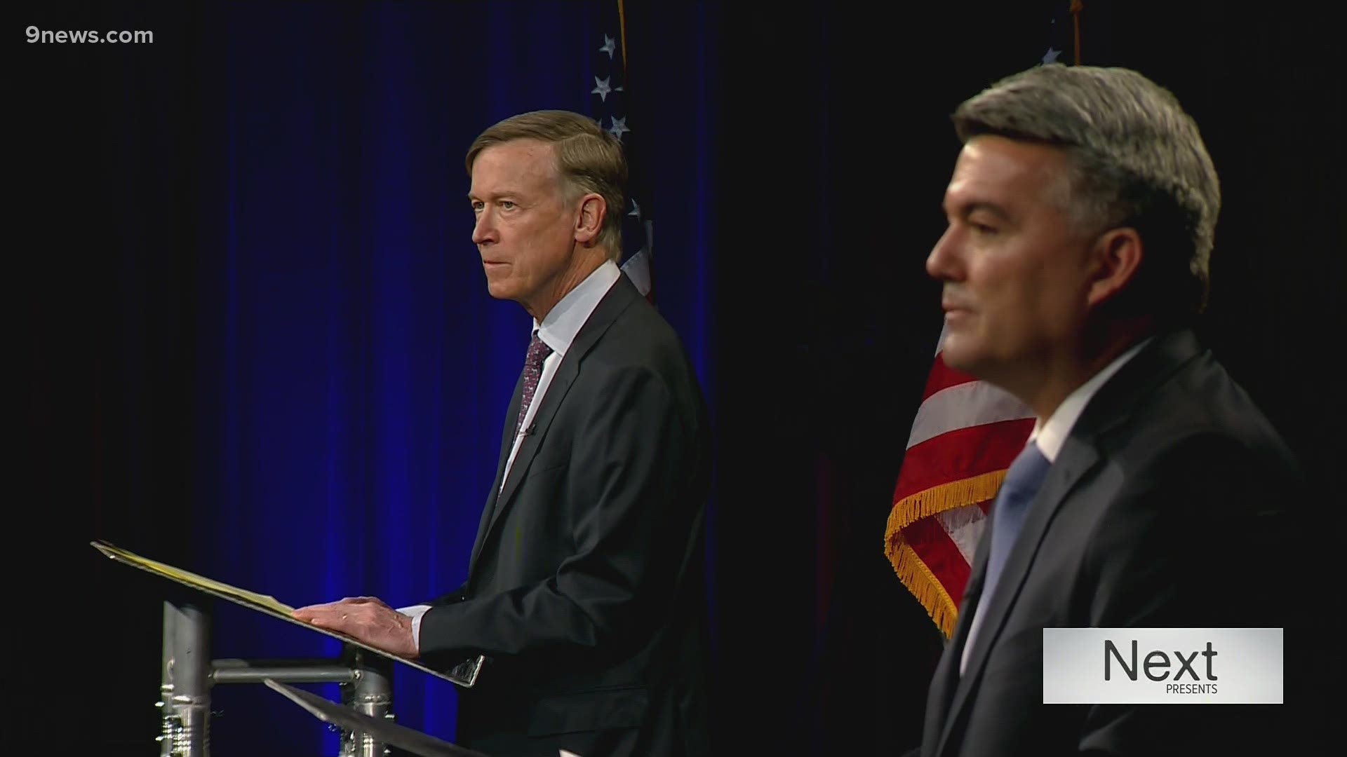 Republican incumbent Cory Gardner and Democratic challenger John Hickenlooper faced off commercial-free, statewide live debate Tuesday.