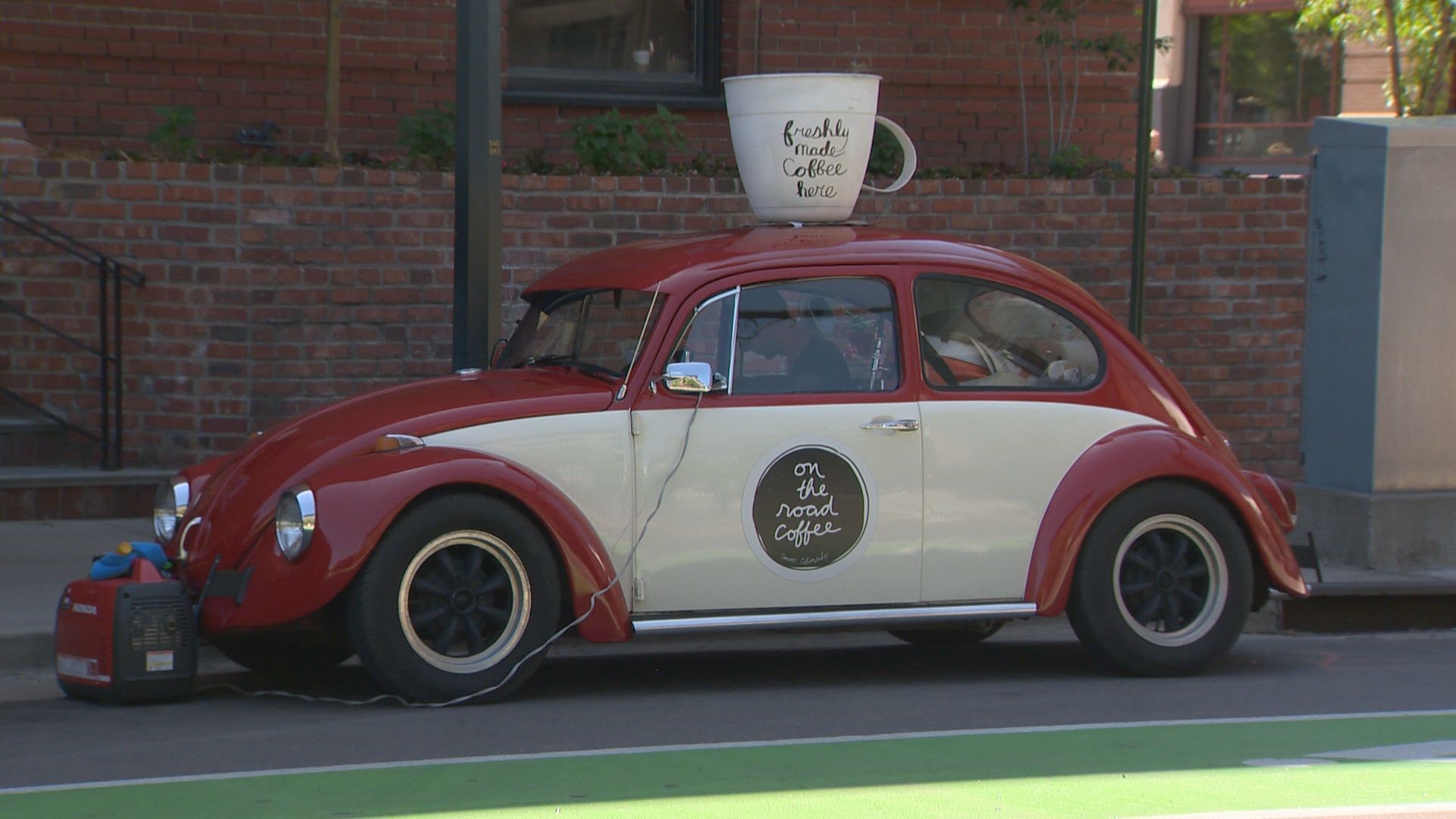 If you're looking to find a great coffee shop in Denver, have you considered looking in someone's car?