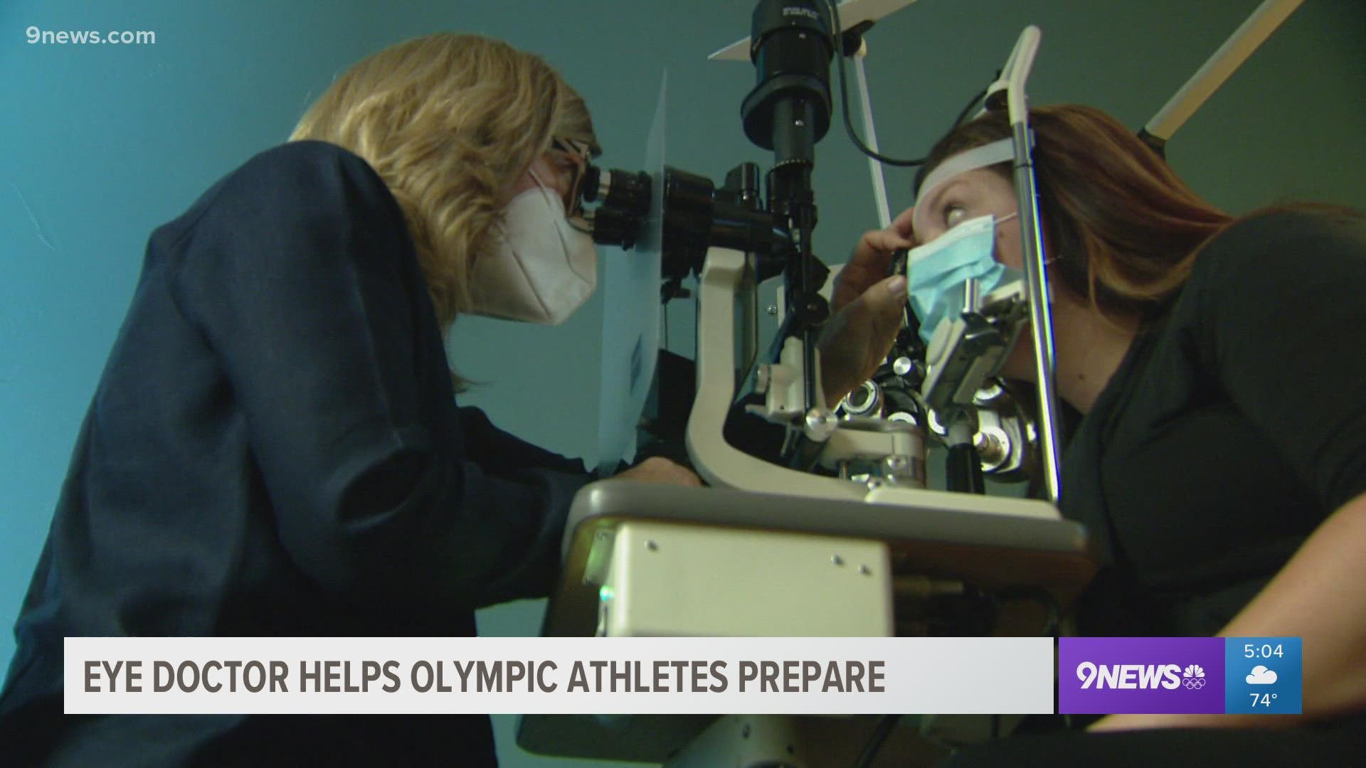 Colorado Springs eye doctor Jeanne Derber is a big part of the success behind many Team USA athletes and has been looking at their eyes for decades.