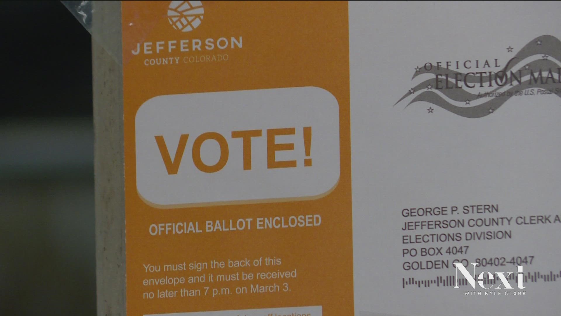 Orange, black, purple -- the colors all mean something. And remember, ballots must be turned in by Tuesday at 7 p.m.