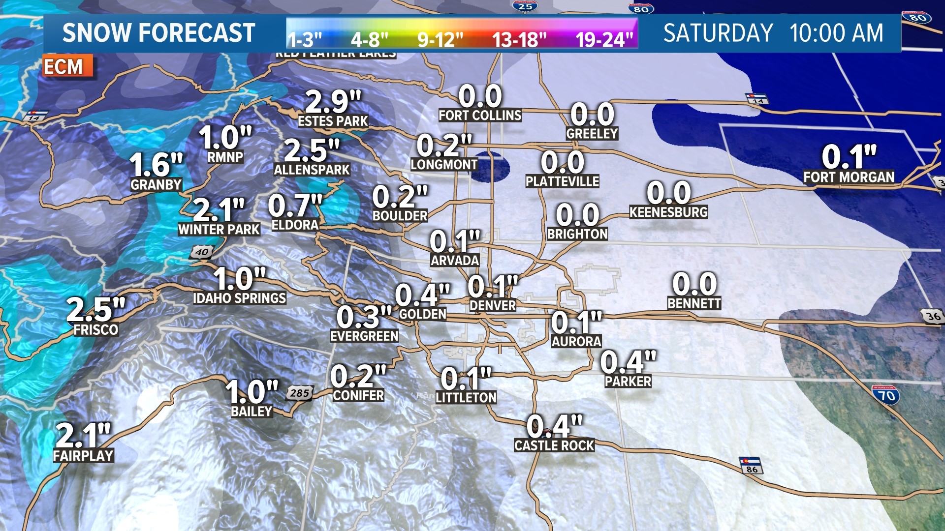 Snow in Denver Friday morning | 9news.com