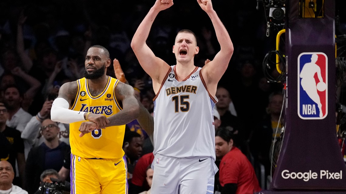 Denver Nuggets, Nikola Jokic sweep Lakers, advance to NBA Finals; Get the  gear players wear 