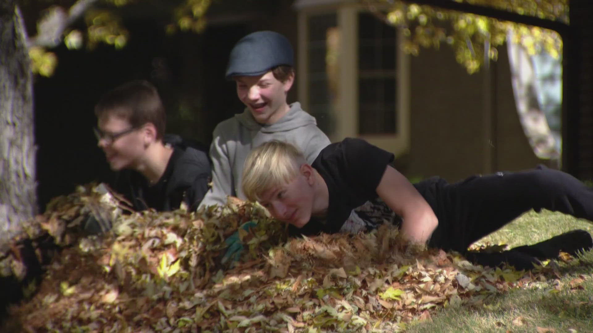 We found some students from Denver Christian School doing yard work for neighbors in Lakewood. We asked, "What's your good news?"